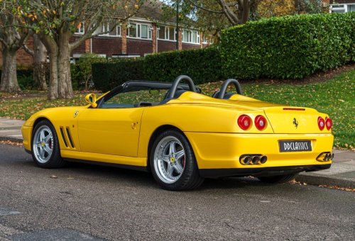 This Ferrari V12 Barchetta Counts To Six Twice, Once In Tailpipes, Once In Gated Gears