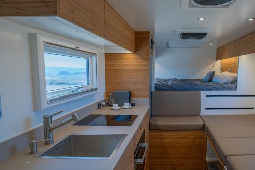 This Ex-Army Truck Has A Miele Oven And A Better Bathroom Than Your Apartment