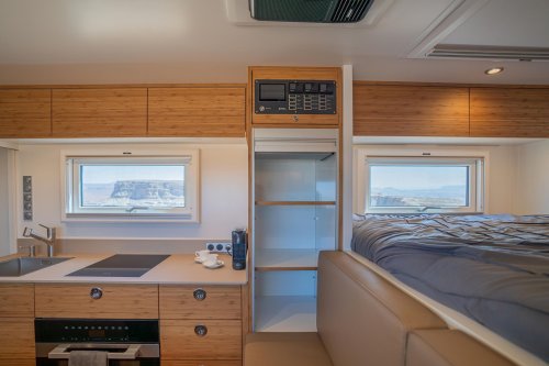 This Ex-Army Truck Has A Miele Oven And A Better Bathroom Than Your Apartment