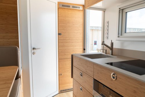 This Ex-Army Truck Has A Miele Oven And A Better Bathroom Than Your Apartment