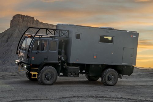 This Ex-Army Truck Has A Miele Oven And A Better Bathroom Than Your Apartment