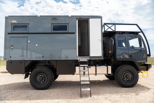 This Ex-Army Truck Has A Miele Oven And A Better Bathroom Than Your Apartment