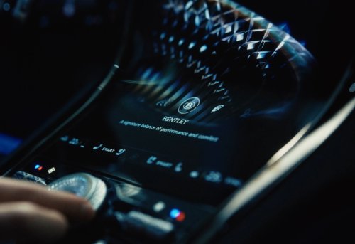 Bentley Torcal Shows Off Its Rear Seat And Mood Selector