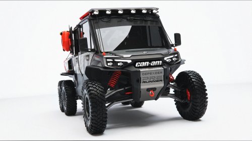 Can-Am’s Six-Wheeled Defender Concept Is Wonderfully Wild