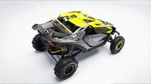 Can-Am’s Six-Wheeled Defender Concept Is Wonderfully Wild