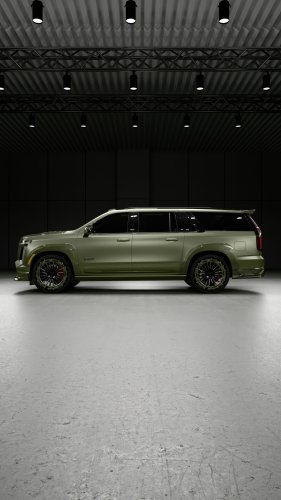 Nobody Needed A Matte Green Carbon Escalade-V, But Here’s One Anyway
