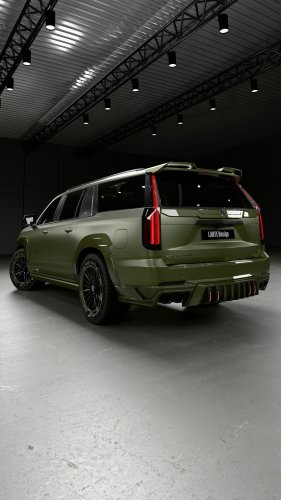 Nobody Needed A Matte Green Carbon Escalade-V, But Here’s One Anyway