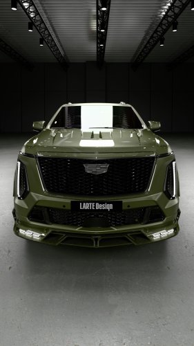 Nobody Needed A Matte Green Carbon Escalade-V, But Here’s One Anyway