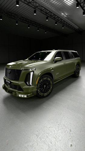 Nobody Needed A Matte Green Carbon Escalade-V, But Here’s One Anyway
