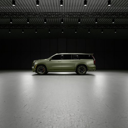 Nobody Needed A Matte Green Carbon Escalade-V, But Here’s One Anyway