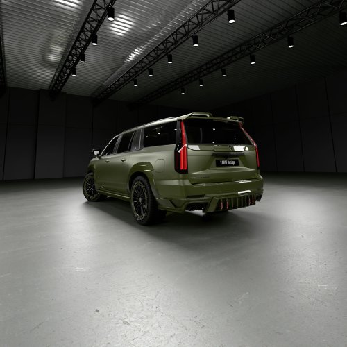 Nobody Needed A Matte Green Carbon Escalade-V, But Here’s One Anyway