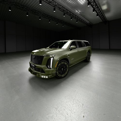 Nobody Needed A Matte Green Carbon Escalade-V, But Here’s One Anyway