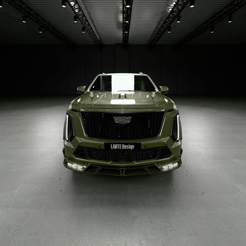 Nobody Needed A Matte Green Carbon Escalade-V, But Here’s One Anyway