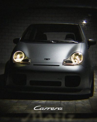 The Cheap Daewoo Sold As A Pontiac Looks Oddly Convincing With Porsche 996 Lights
