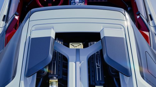 Wild Roofless Diablo Restomod Has A Gated Manual, Even If Its Renders Can’t Count Its Own Gears