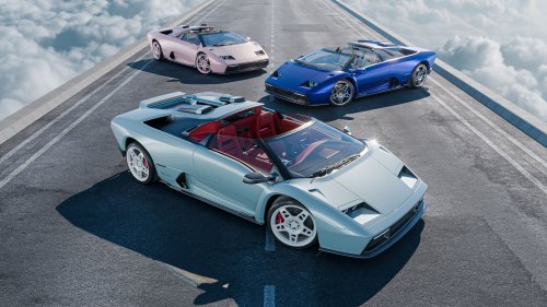 Wild Roofless Diablo Restomod Has A Gated Manual, Even If Its Renders Can’t Count Its Own Gears