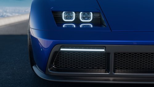 Wild Roofless Diablo Restomod Has A Gated Manual, Even If Its Renders Can’t Count Its Own Gears