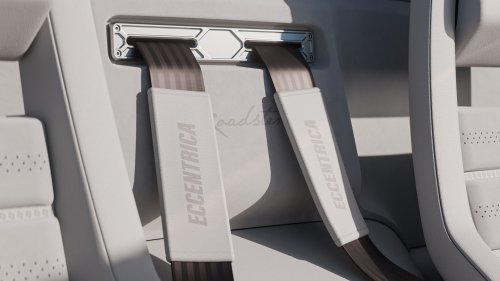 Wild Roofless Diablo Restomod Has A Gated Manual, Even If Its Renders Can’t Count Its Own Gears