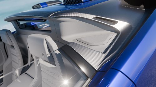 Wild Roofless Diablo Restomod Has A Gated Manual, Even If Its Renders Can’t Count Its Own Gears