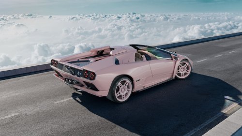 Wild Roofless Diablo Restomod Has A Gated Manual, Even If Its Renders Can’t Count Its Own Gears