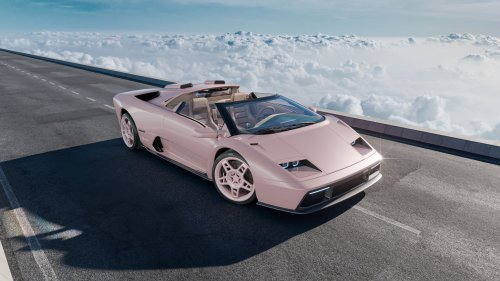 Wild Roofless Diablo Restomod Has A Gated Manual, Even If Its Renders Can’t Count Its Own Gears