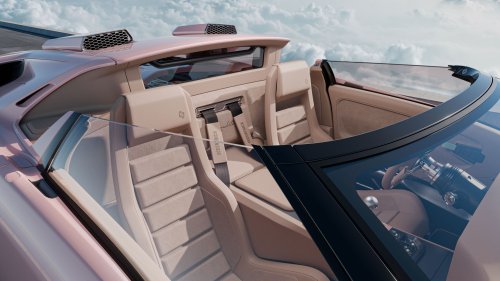 Wild Roofless Diablo Restomod Has A Gated Manual, Even If Its Renders Can’t Count Its Own Gears