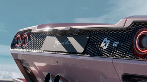 Wild Roofless Diablo Restomod Has A Gated Manual, Even If Its Renders Can’t Count Its Own Gears