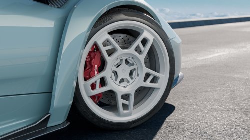 Wild Roofless Diablo Restomod Has A Gated Manual, Even If Its Renders Can’t Count Its Own Gears