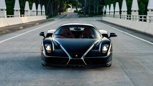 Rare Black Ferrari Enzo Committed The Cardinal Sin Of Being Driven, And It Cost Millions