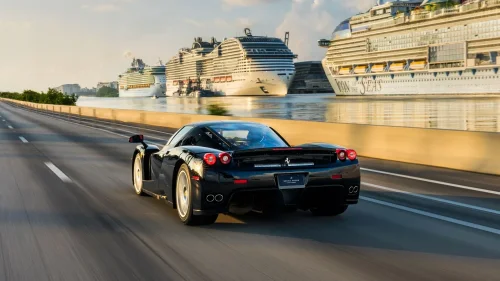 Ferrari, Ferrari Enzo, Rare Black Ferrari Enzo Committed The Cardinal Sin Of Being Driven, And It Cost Millions