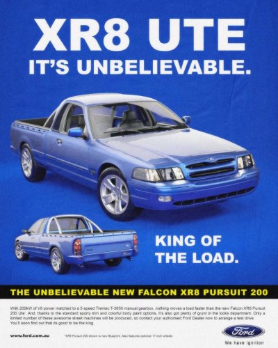 Ford, Ford Almost Sold Australia A Crown Vic, And This Render Shows The Falcon Ute It Missed