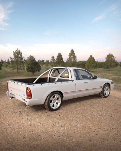 Ford Almost Sold Australia A Crown Vic, And This Render Shows The Falcon Ute It Missed