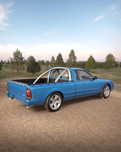 Ford Almost Sold Australia A Crown Vic, And This Render Shows The Falcon Ute It Missed