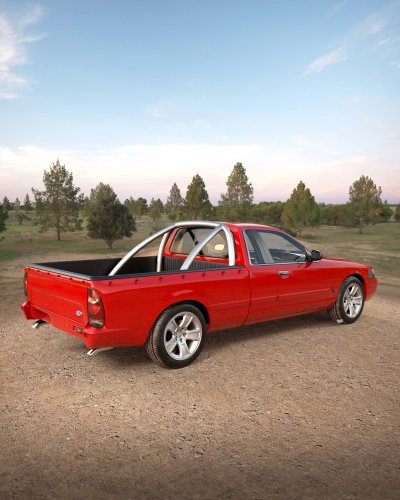 Ford Almost Sold Australia A Crown Vic, And This Render Shows The Falcon Ute It Missed