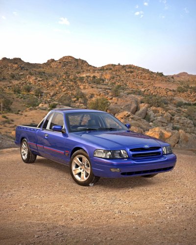 Ford, Ford Almost Sold Australia A Crown Vic, And This Render Shows The Falcon Ute It Missed