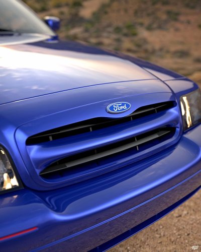 Ford Almost Sold Australia A Crown Vic, And This Render Shows The Falcon Ute It Missed