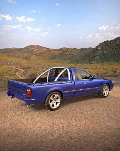 Ford Almost Sold Australia A Crown Vic, And This Render Shows The Falcon Ute It Missed