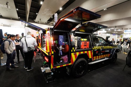 Ford Made A Fire-Fighting Ranger Super Duty That Runs Its Pumps On Sunshine