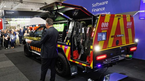 Ford Made A Fire-Fighting Ranger Super Duty That Runs Its Pumps On Sunshine