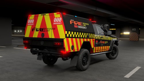 Ford Made A Fire-Fighting Ranger Super Duty That Runs Its Pumps On Sunshine