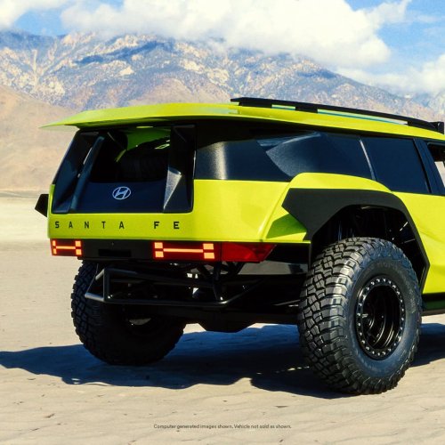 Hyundai, Hyundai Santa Fe, Hyundai Backs Wild Baja Santa Fe Render It Has No Plans To Build