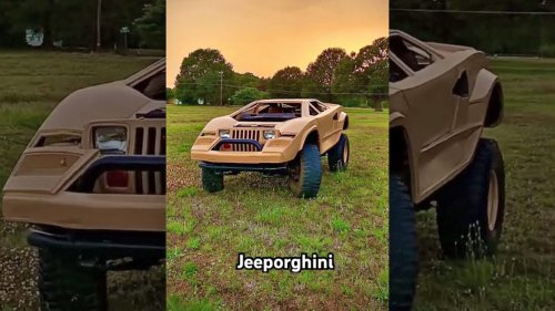 Jeeporghini Looks Like A Countach Giving Birth To A Wrangler