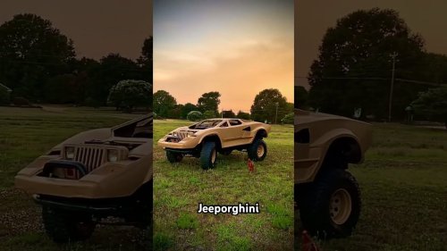 Jeeporghini Looks Like A Countach Giving Birth To A Wrangler