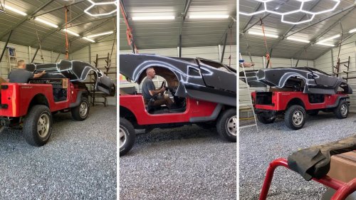 Jeeporghini Looks Like A Countach Giving Birth To A Wrangler