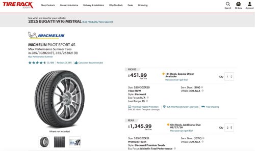 Even Veyron Owners Balk At $42,000 Tires, But Bugatti’s $3,600 Fix Has A Catch
