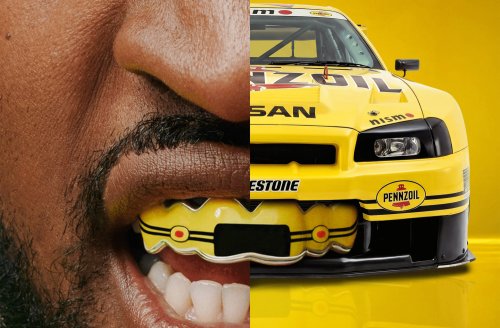 Nismo’s Newest Collab Is A Set Of Grillz Shaped Like An R34 Grille For Your Teeth