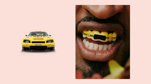 Nismo’s Newest Collab Is A Set Of Grillz Shaped Like An R34 Grille For Your Teeth