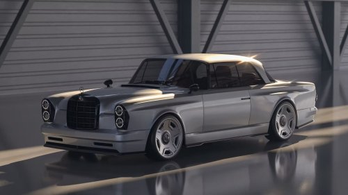 This 1960s Mercedes W111 Coupe Is Really A 2020s AMG C63 S Coupe