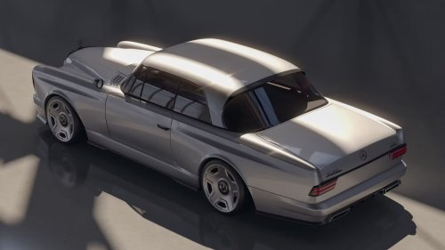 This 1960s Mercedes W111 Coupe Is Really A 2020s AMG C63 S Coupe