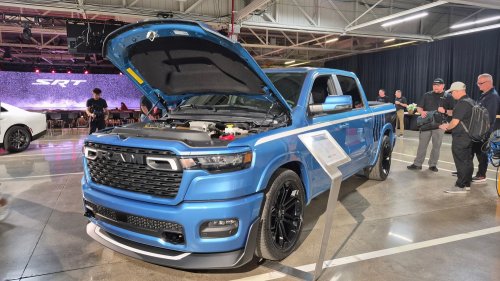 Ram And Fox Factory Show A Lowered Muscle Truck And A TRX Concept